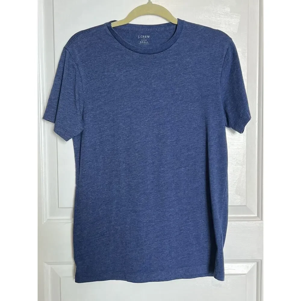 J.Crew Men's T-Shirt Crew Short Sleeve Heathered Washed 53602 Tagless Casual S